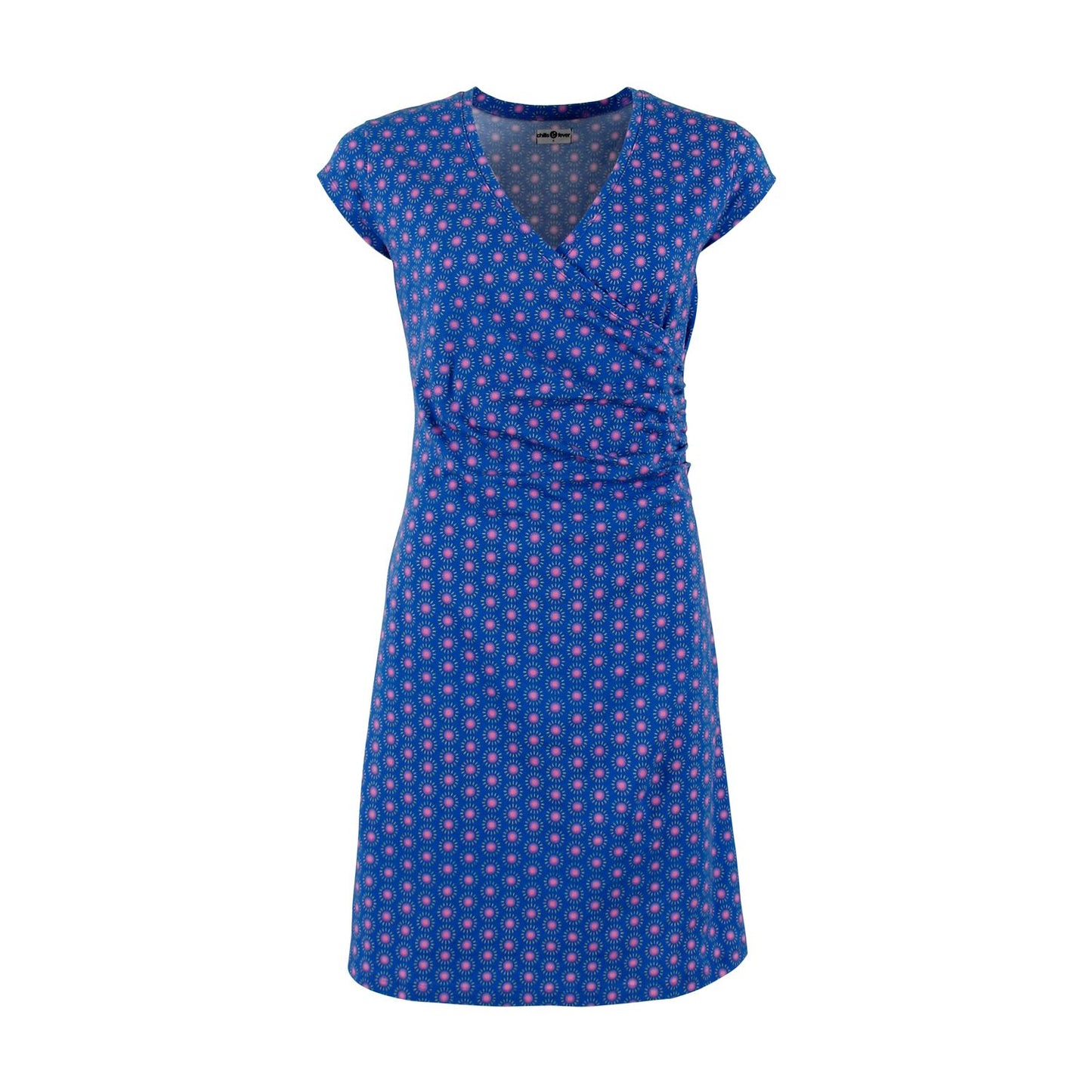 SALE: Damenkleid mit Wickelausschnitt mit Sonnenstrahlen Chills & Fever (ehemals Froy&Dind)