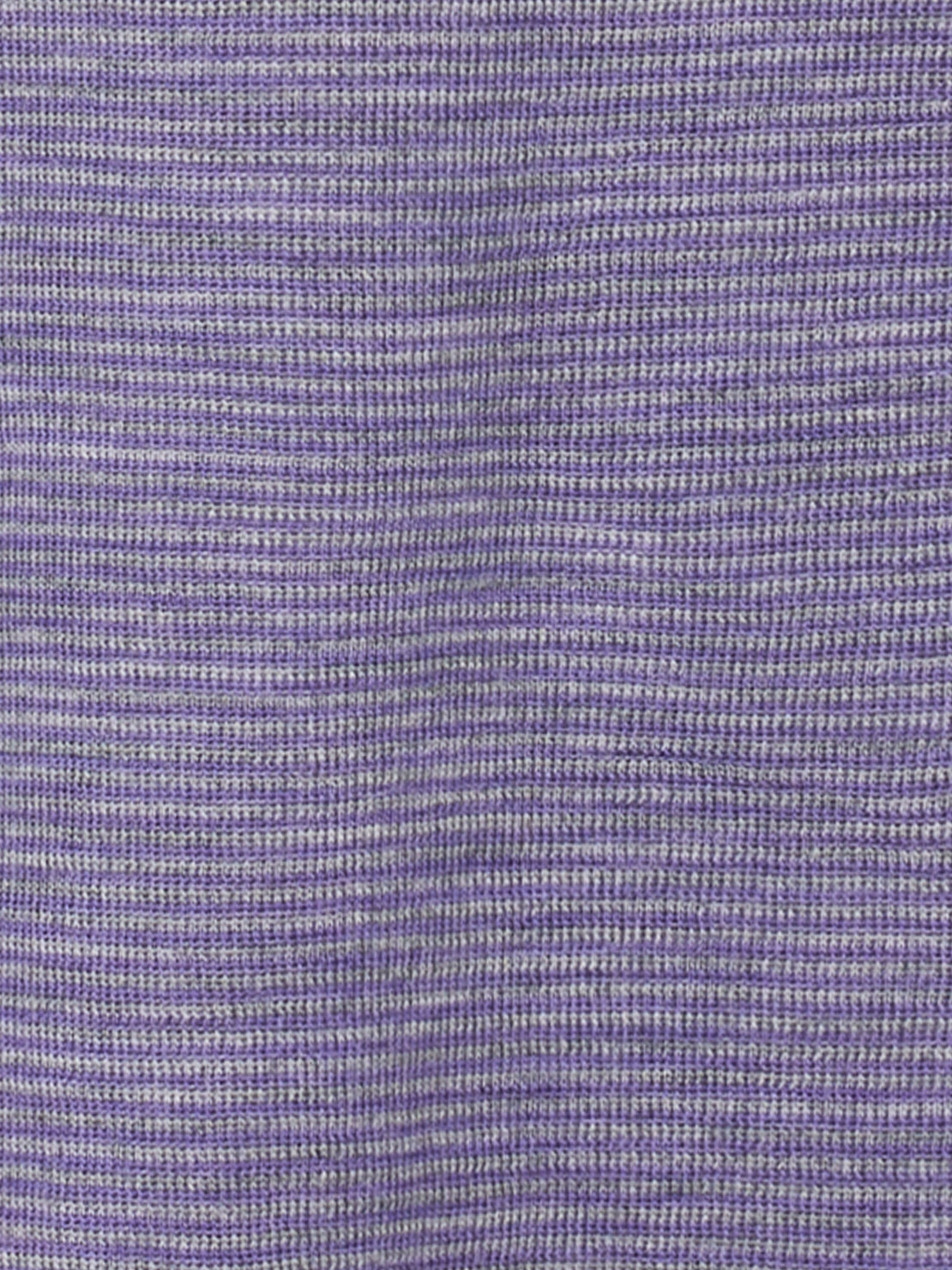 Wolle-Shirt dünn gestreift Violet-Grau Mélange