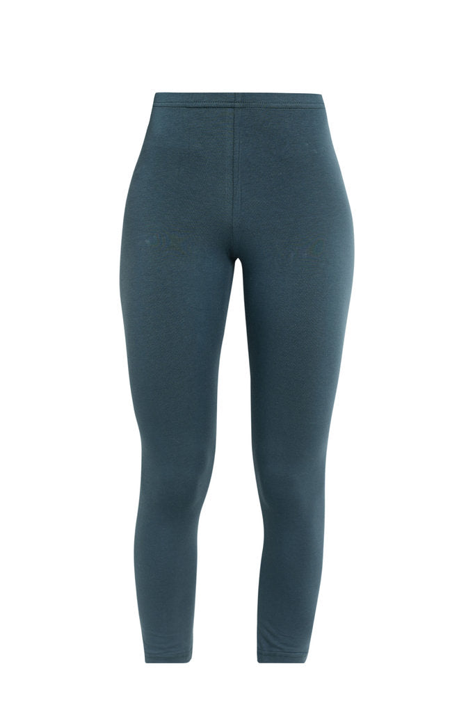 3/4-Leggings aus Bio-Baumwolle in Petrol von Jalfe