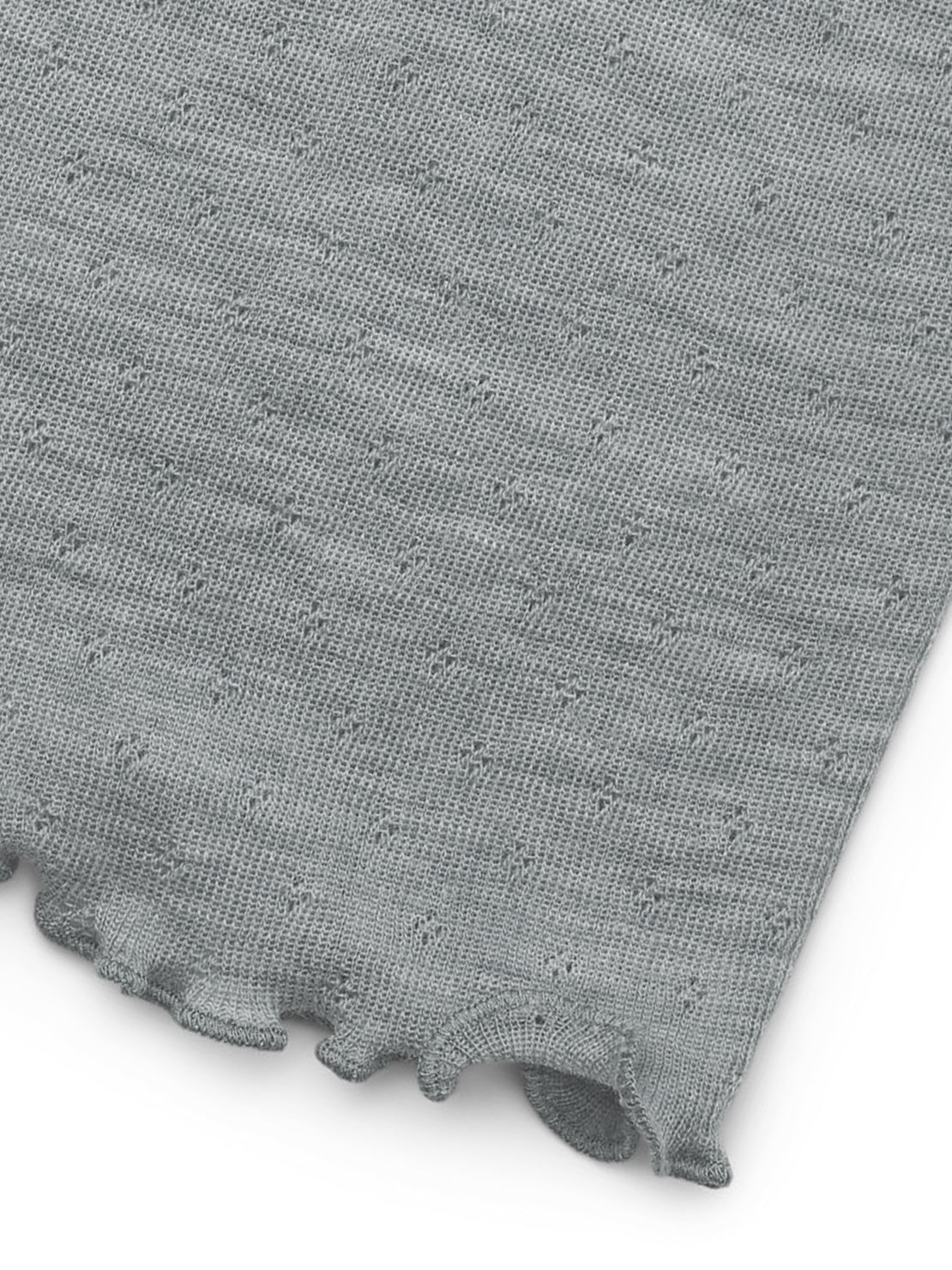 Wolle Wickel-Cardigan in Grau