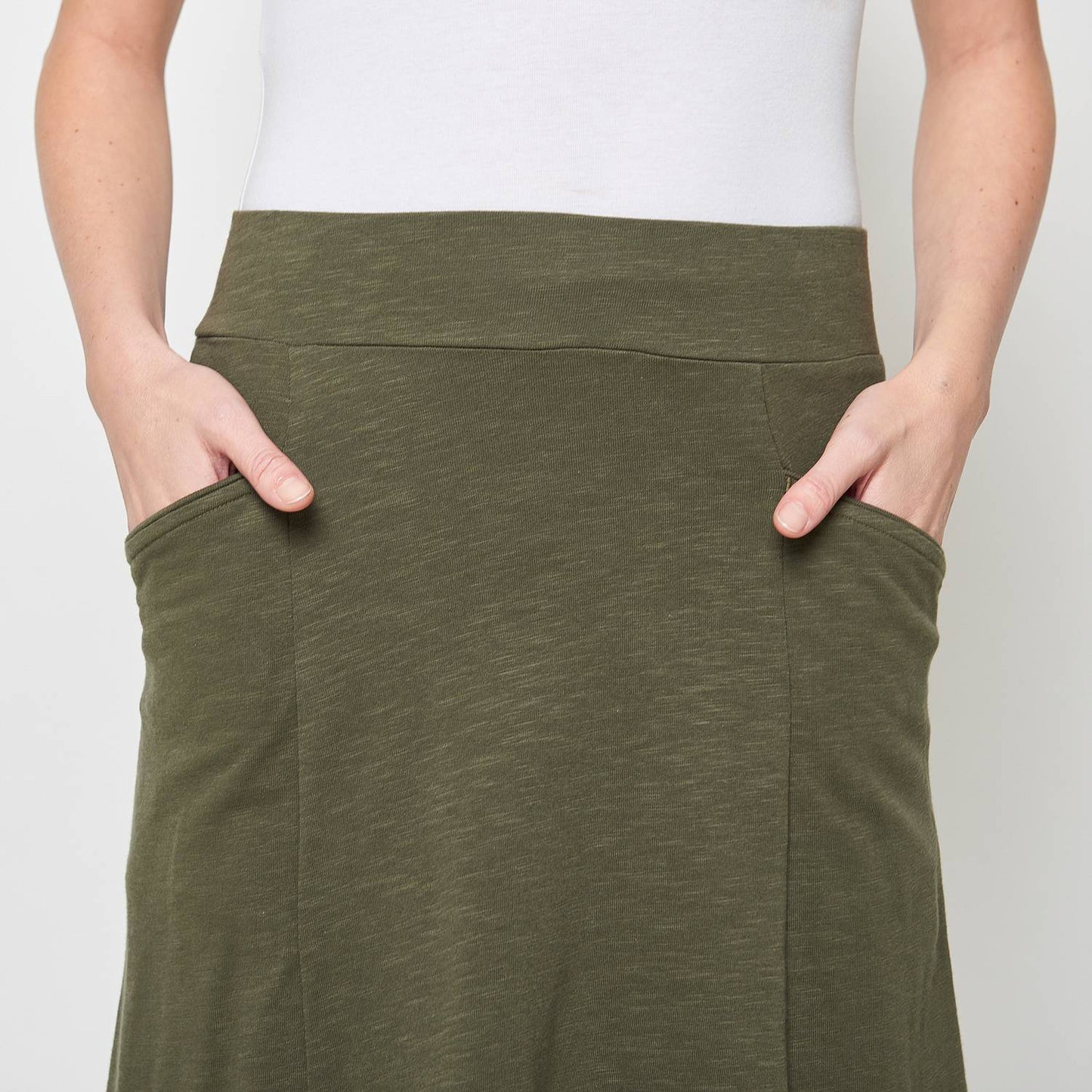 SALE -50%: Jupe in Olive von Tranquillo