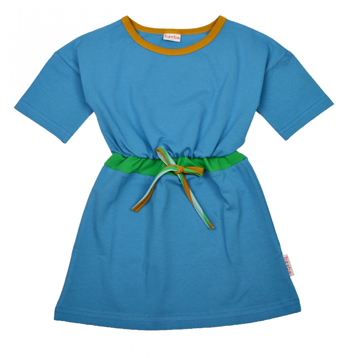 SALE -50%: Sommerkleid multicolor uni Blau von Baba
