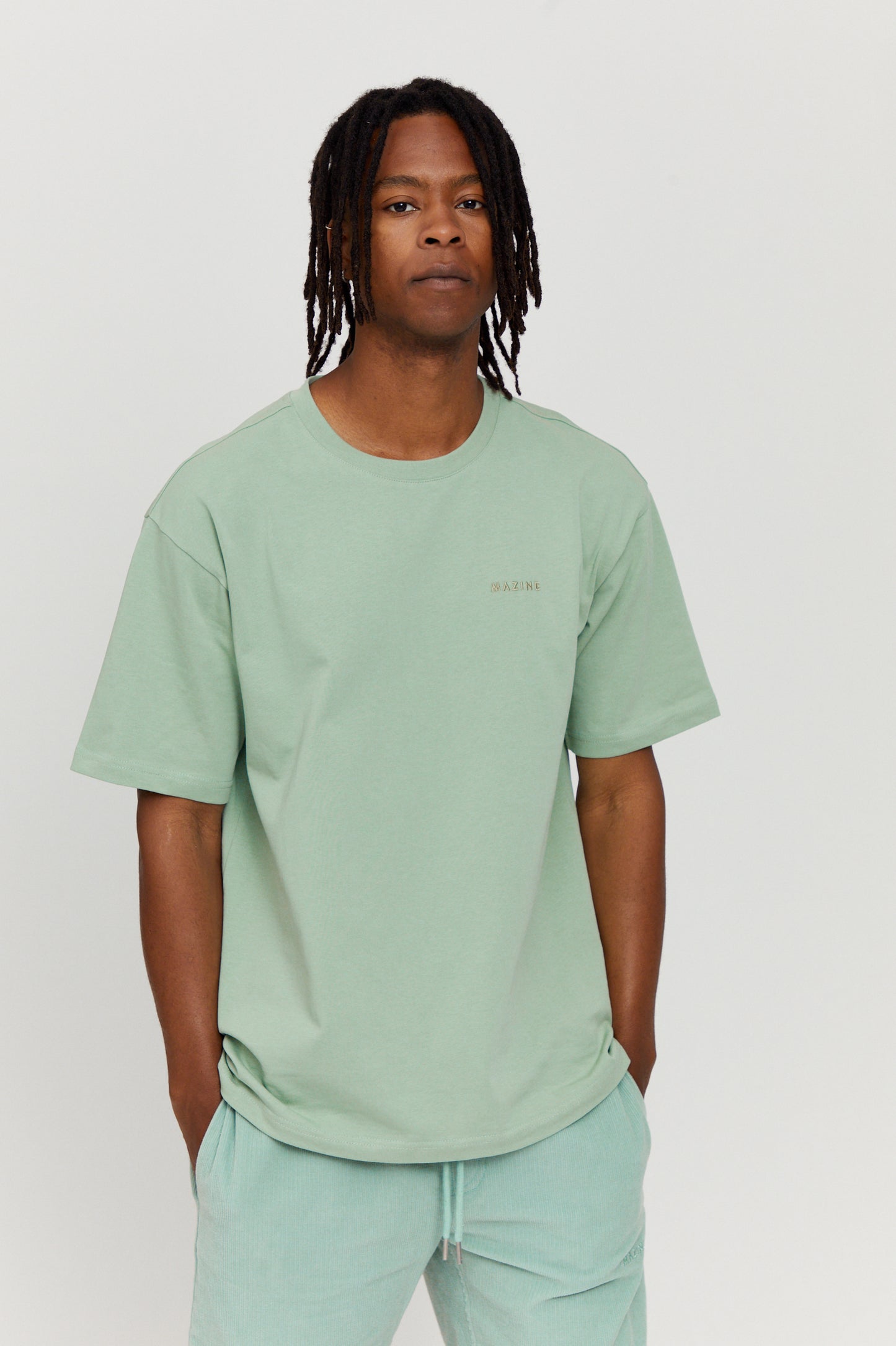 T-shirt in Cobalt Green von Mazine