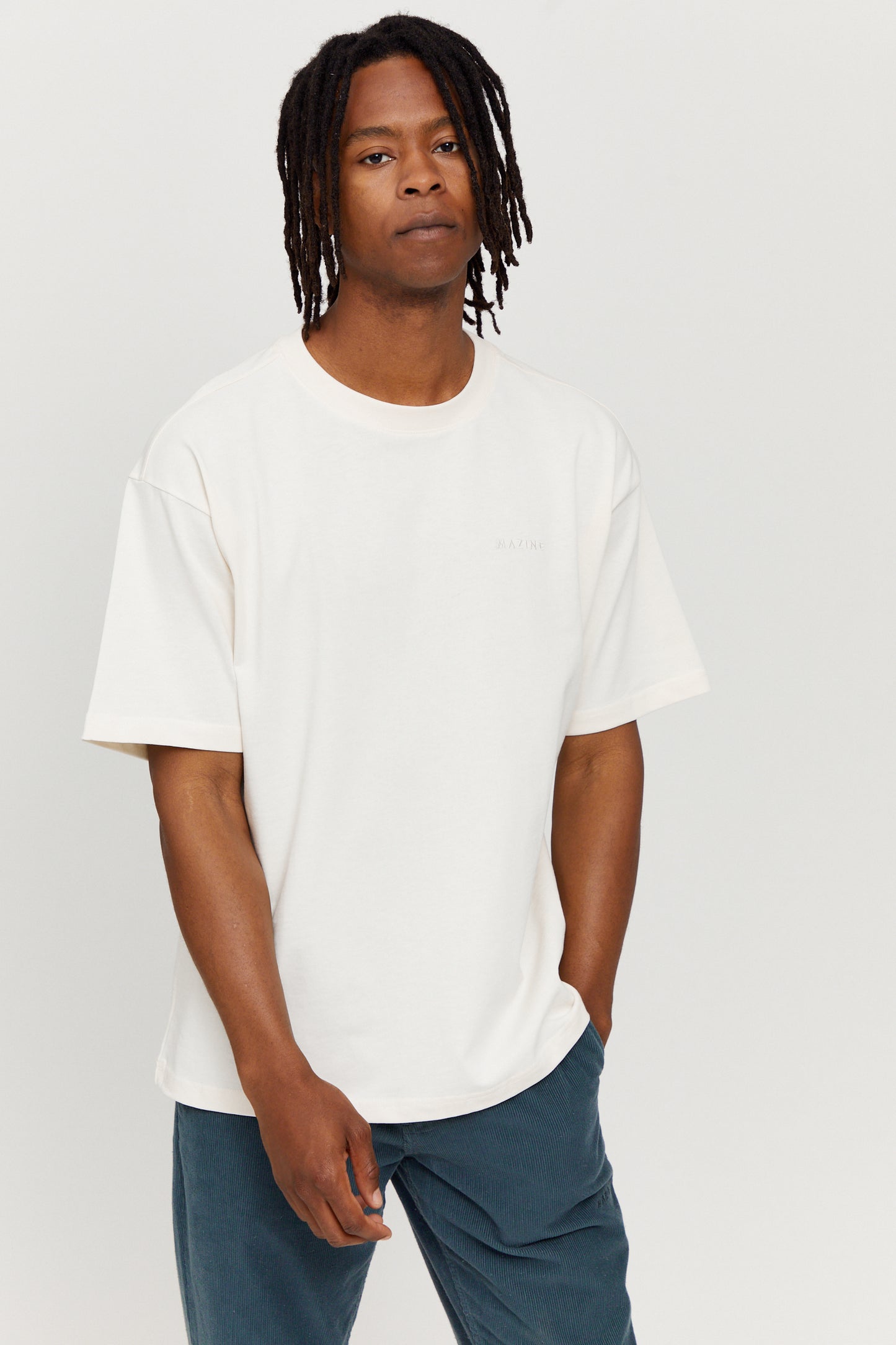 T-shirt in Offwhite von Mazine