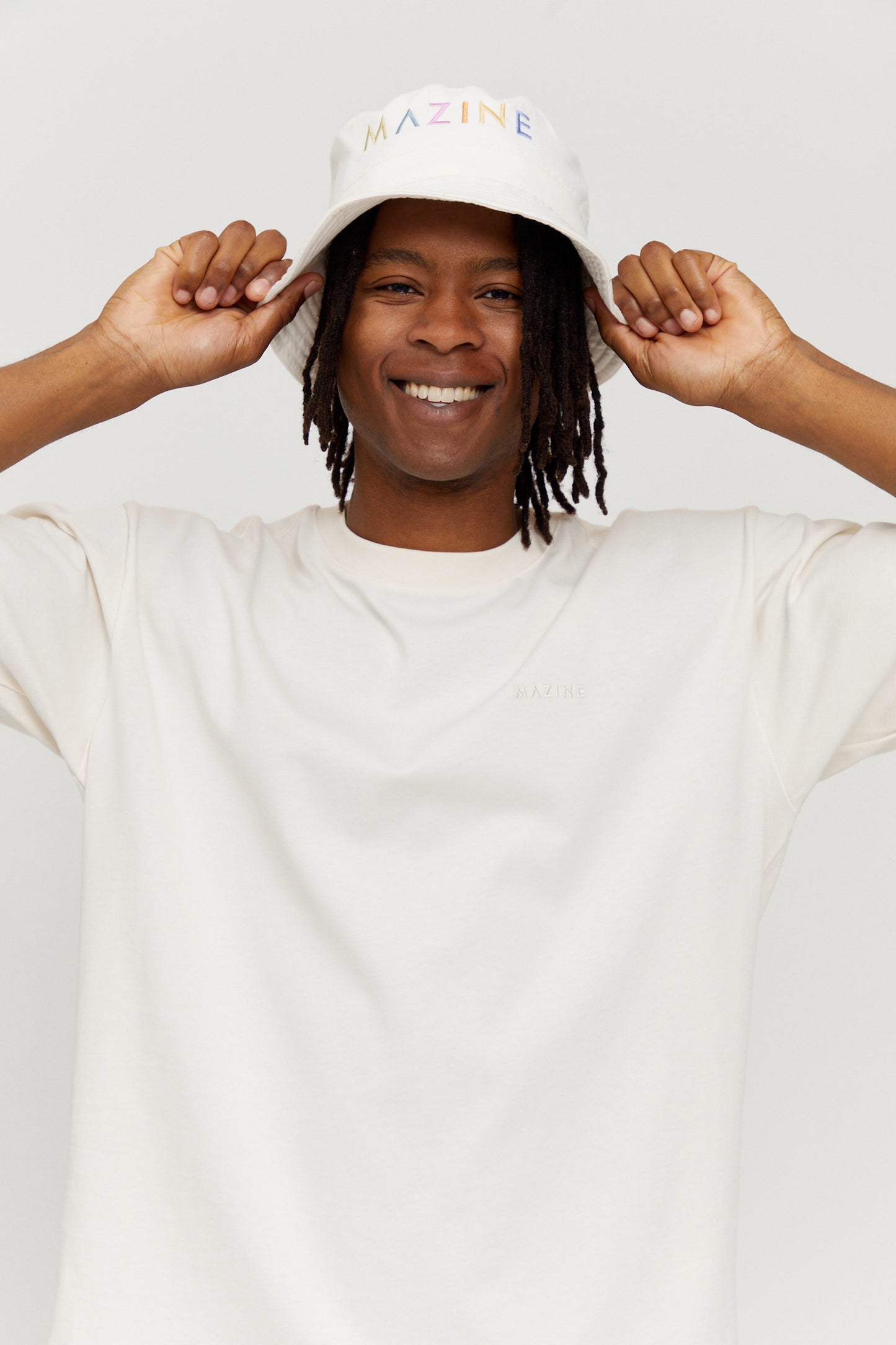 T-shirt in Offwhite von Mazine