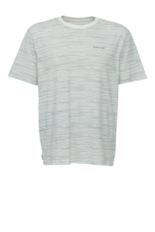 T-shirt gestreift offwhite/blau von Mazine