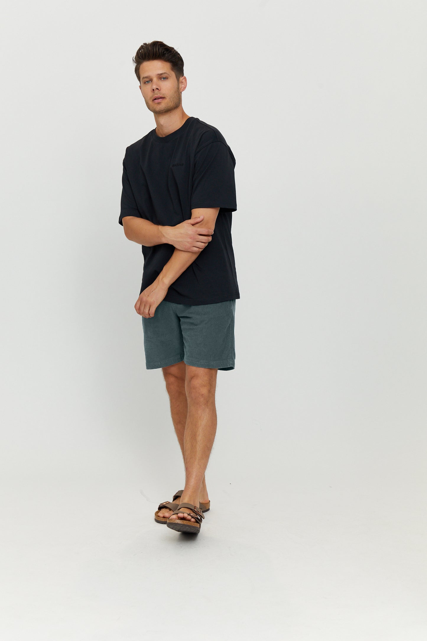 Leichte Cord-Shorts in Bottle von Mazine
