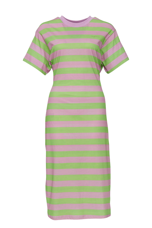 Sommerkleid gestreift mit Cut-Out auf der Rückseite von Mazine