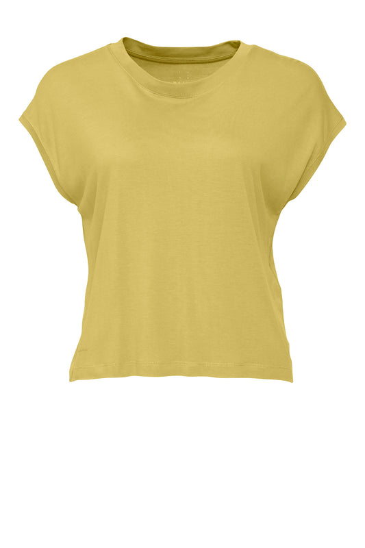 SALE: T-shirt aus Ecovero in celery green von Mazine