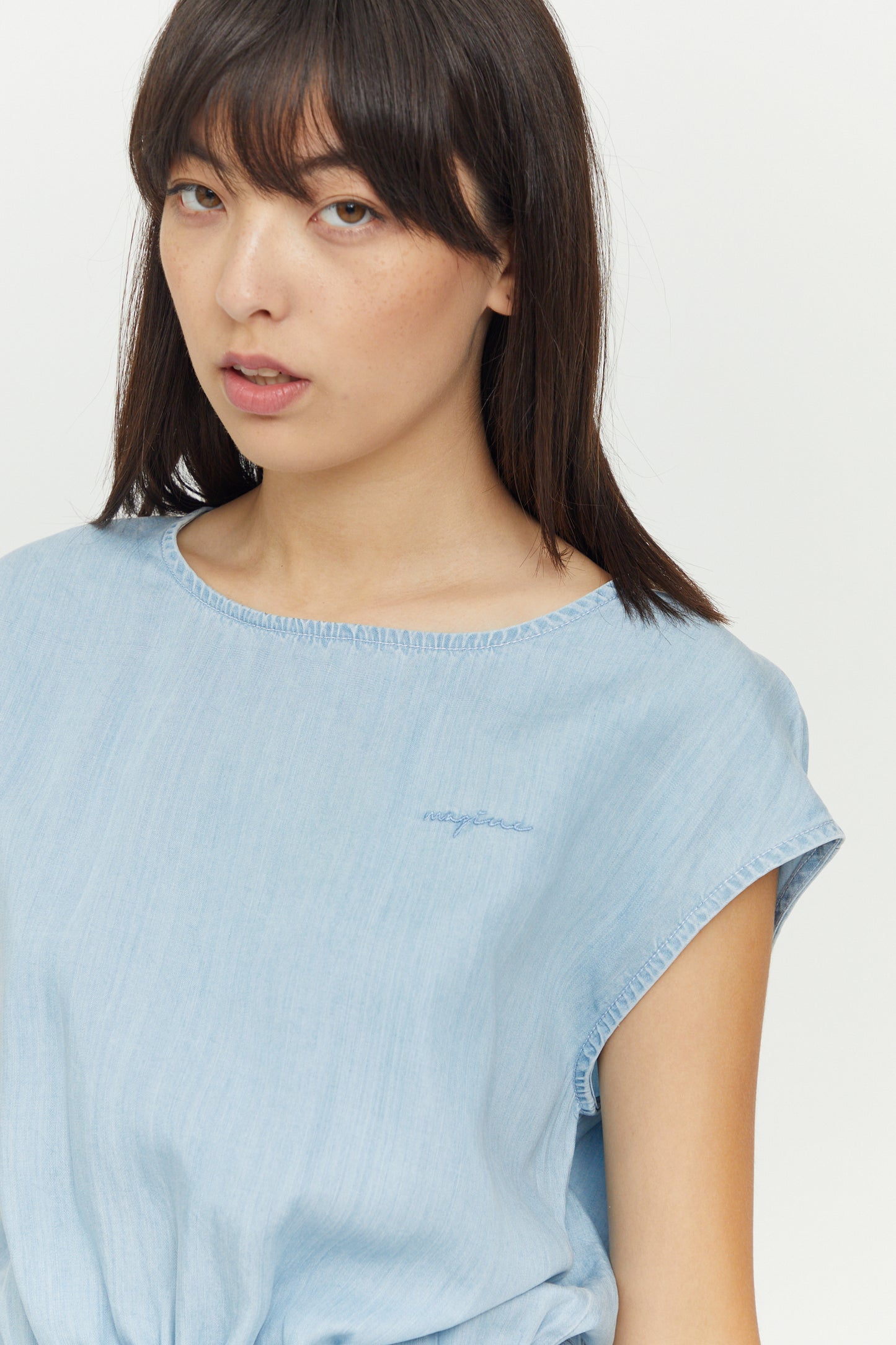 Heller Denim Jumpsuit Ecovero von Mazine