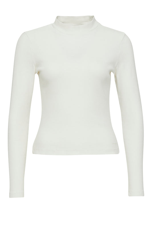 Turtleneck-Shirt in Offwhite von Mazine