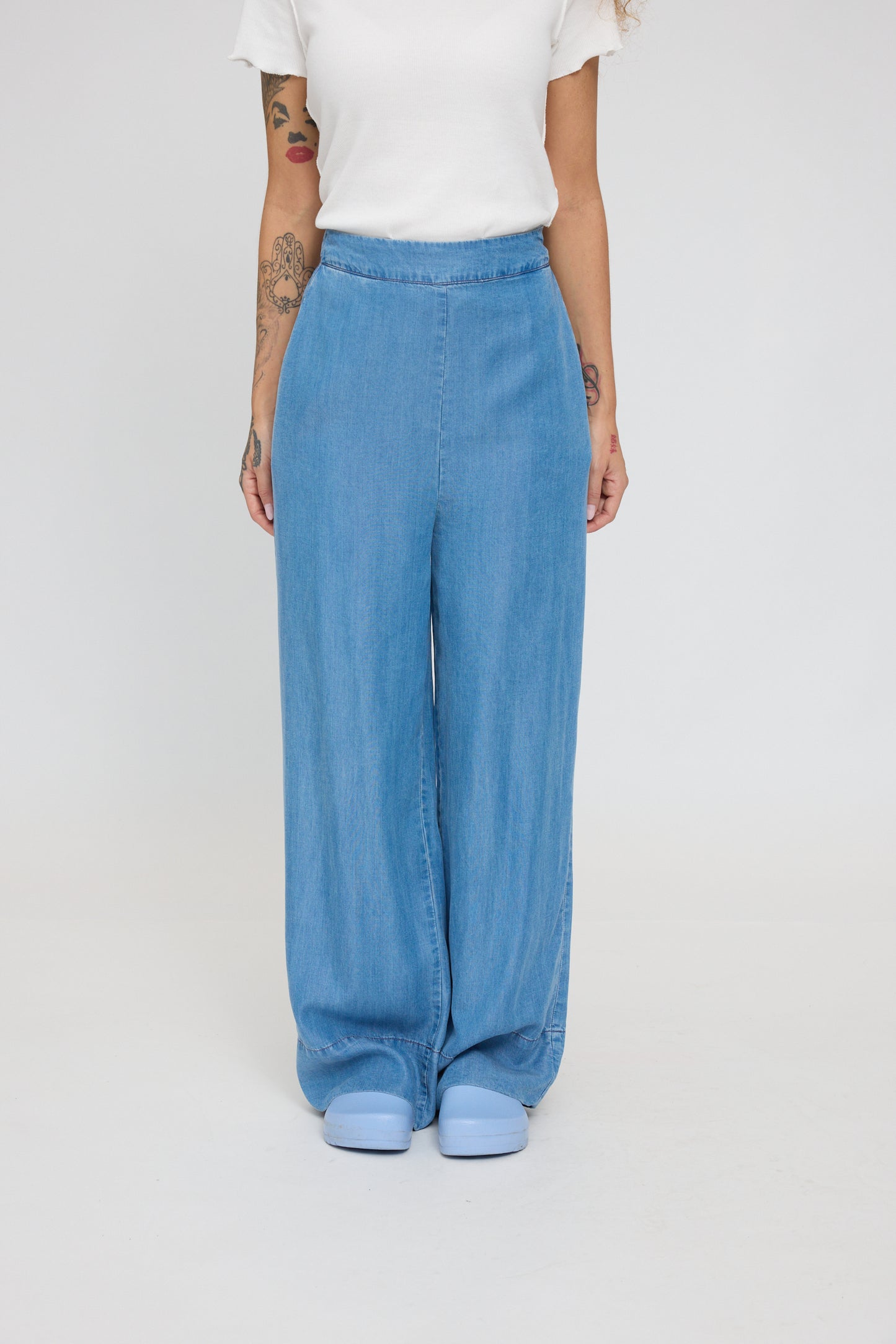 Denim Sommerhose dark blue von Mazine