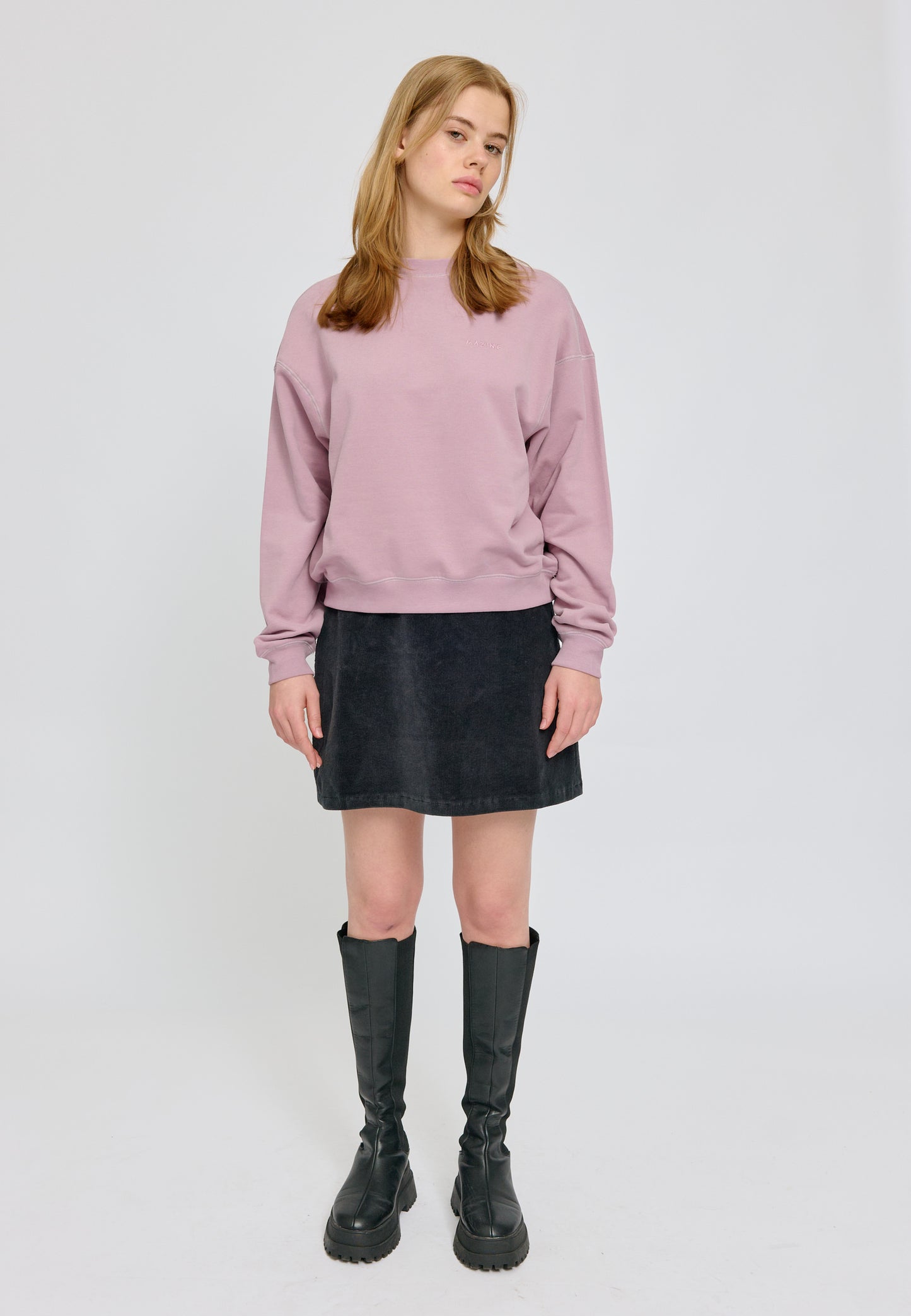 Sweatshirt in Lila von Mazine