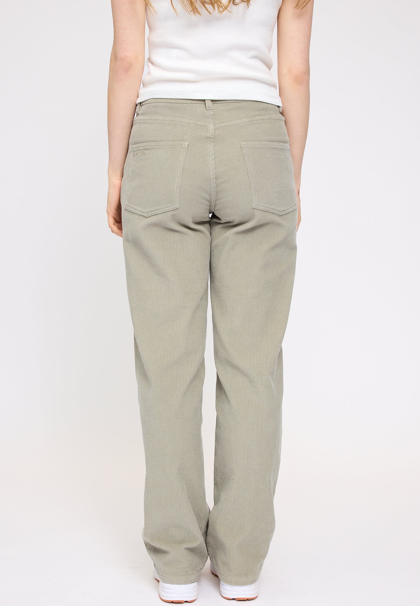 Cordhose in Light Khaki von Mazine