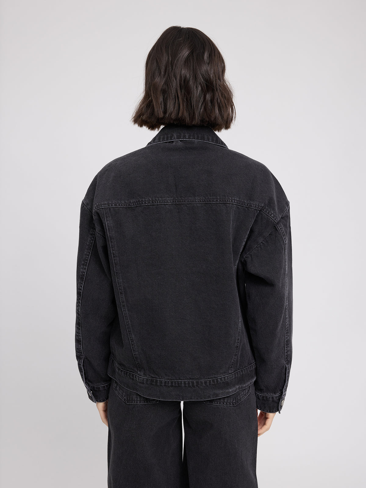 Jeansjacke dunkelgrau von Mazine