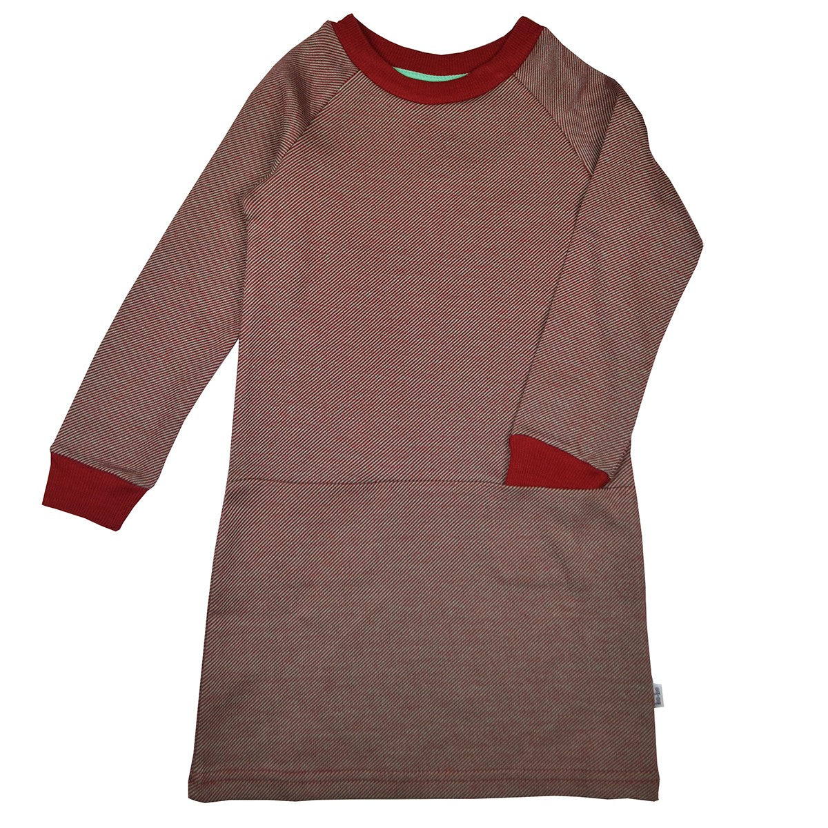 SALE -50%: Langarmkleid Jacquard mit Rastermuster von Baba