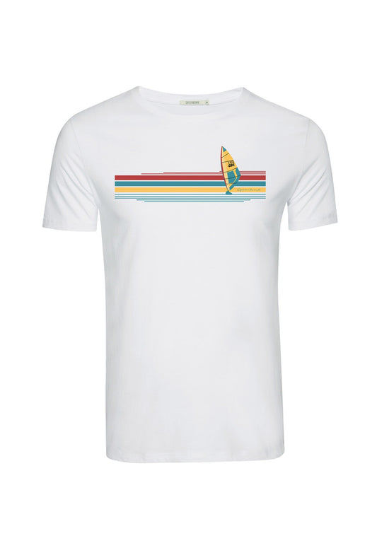 T-shirt Guide Windsurf auf Weiss Greenbomb