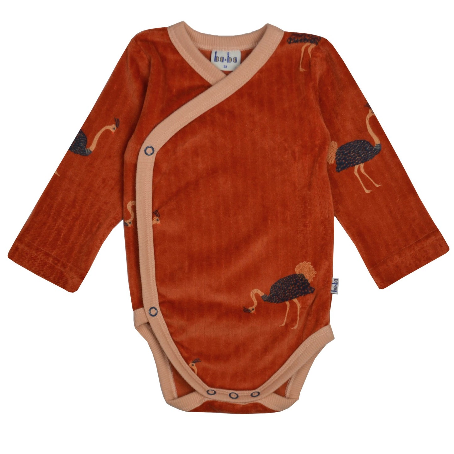 Wickel-Body Velours mit Strauss von Baba