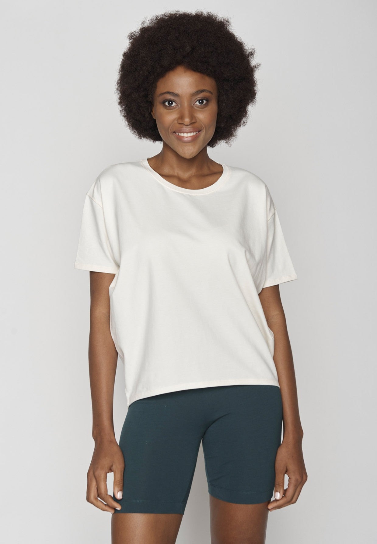 T-shirt uni Weiss von Greenbomb