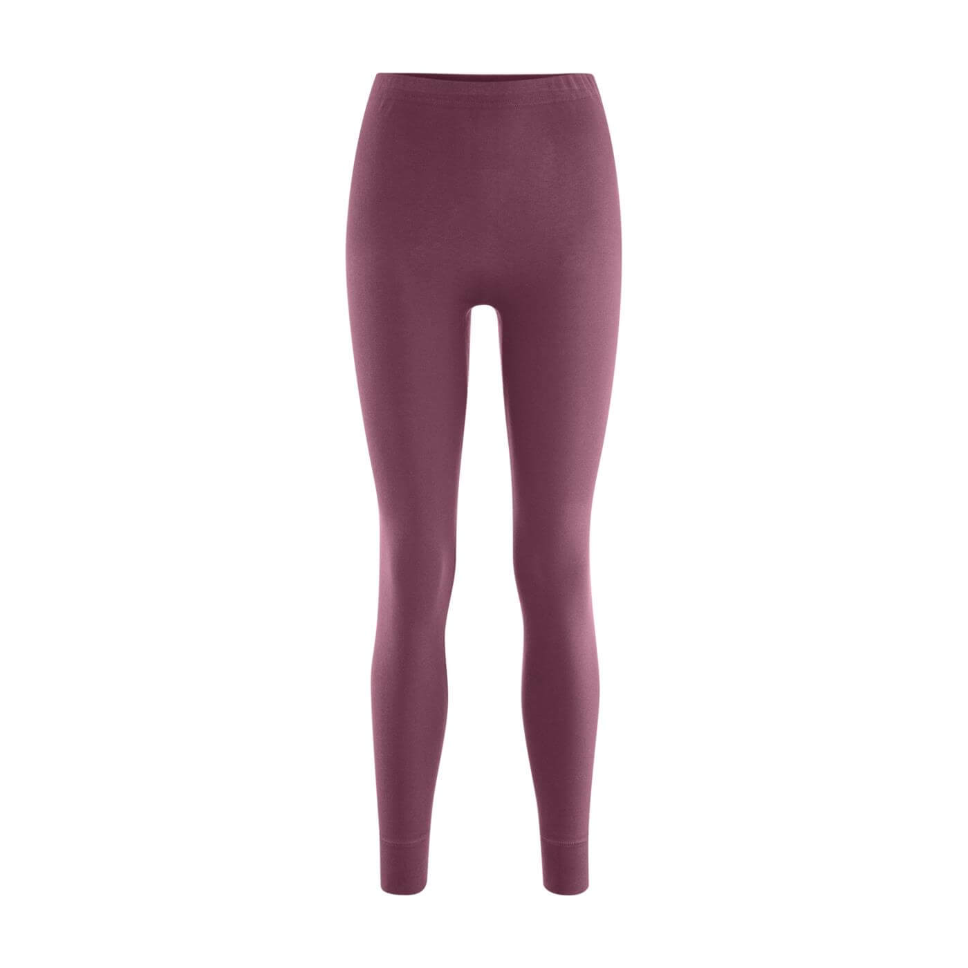 Leggings aus Bio-Baumwolle in Dark Prune von Living Craft