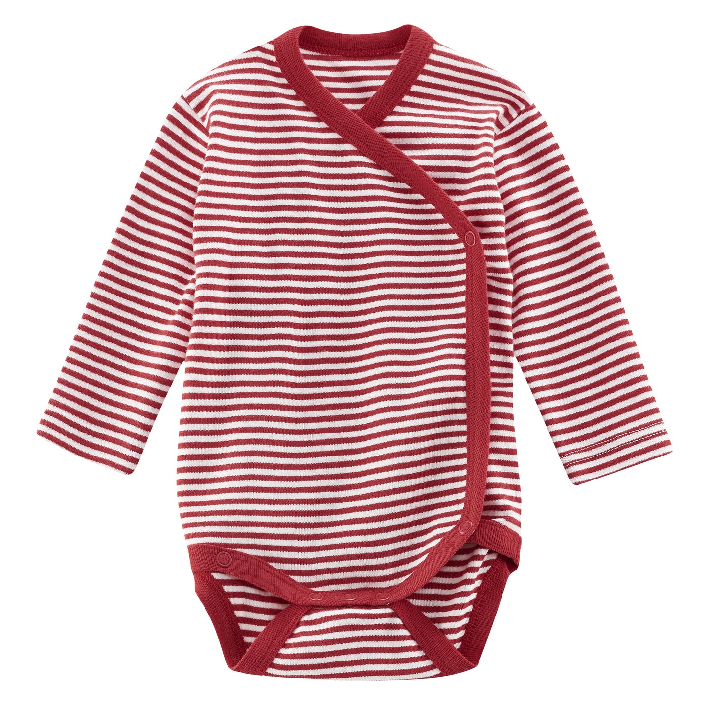 Wickel-Body gestreift rot/weiss Living Craft