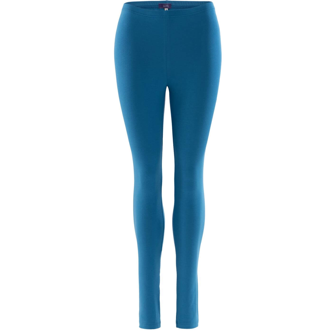 Leggings aus Bio-Baumwolle in Retro Blau von Living Craft