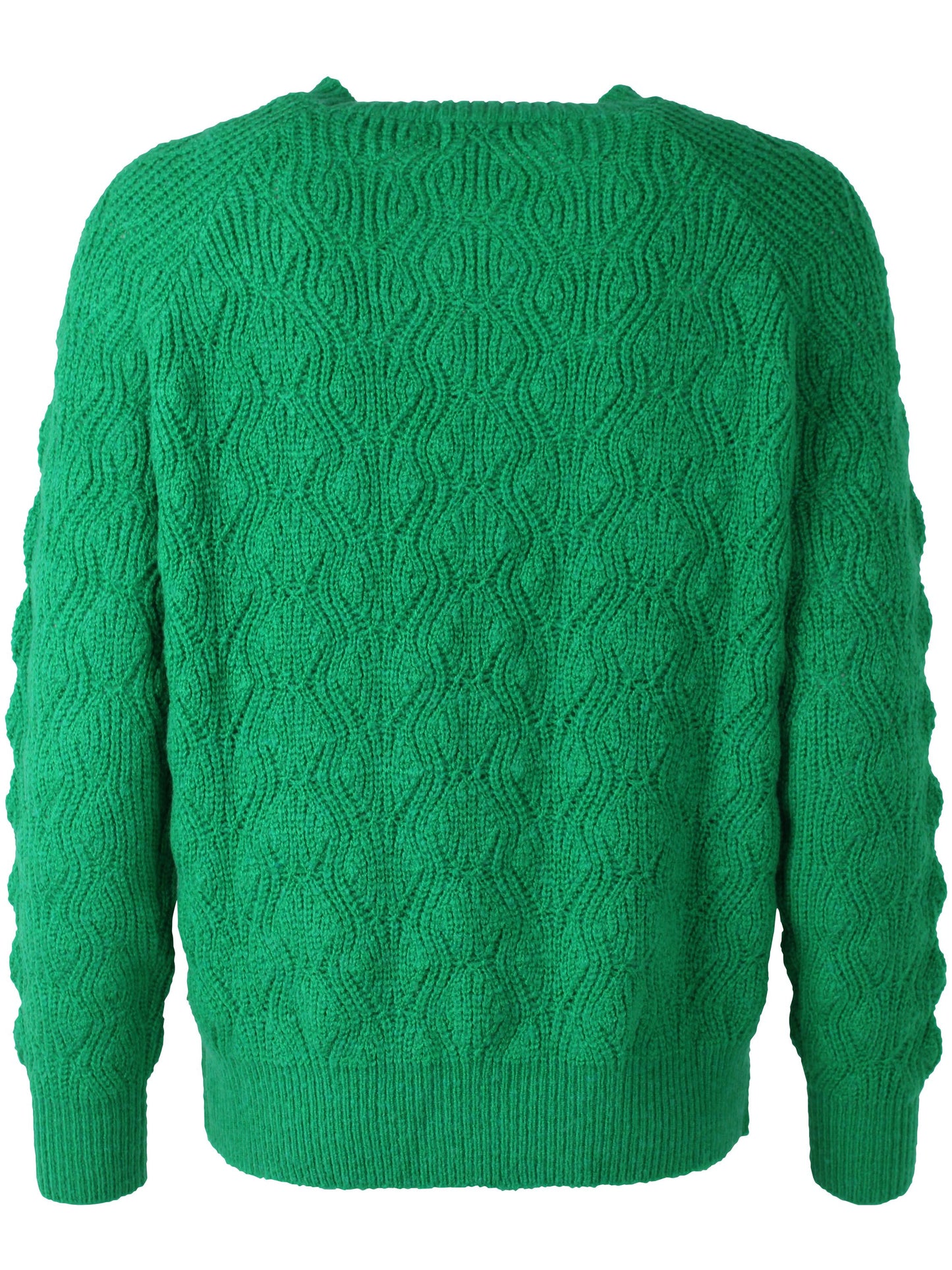Wollpullover in Grassgrün von Danefae