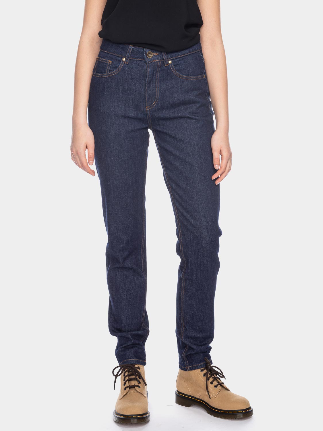 Bio-Jeans in Dunkelblau von ATO Berlin