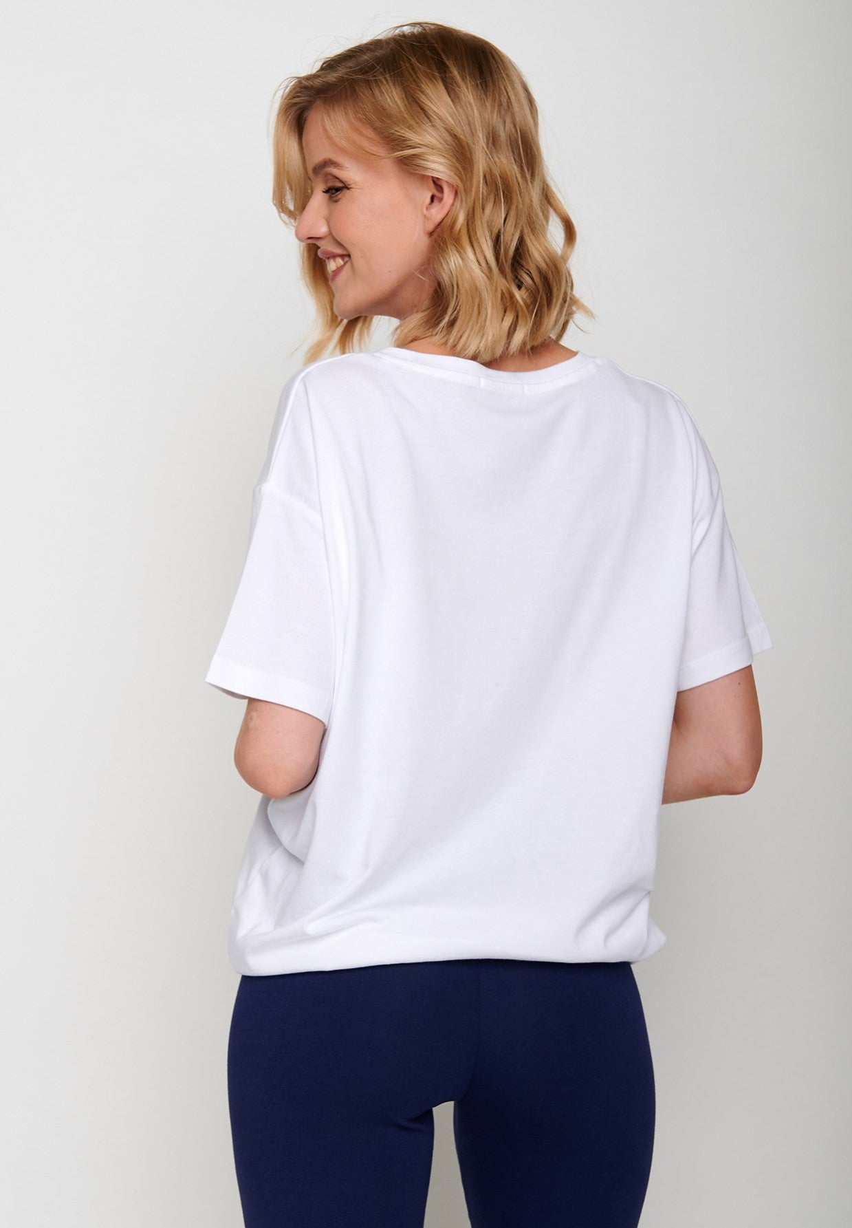 T-shirt uni Weiss von Greenbomb