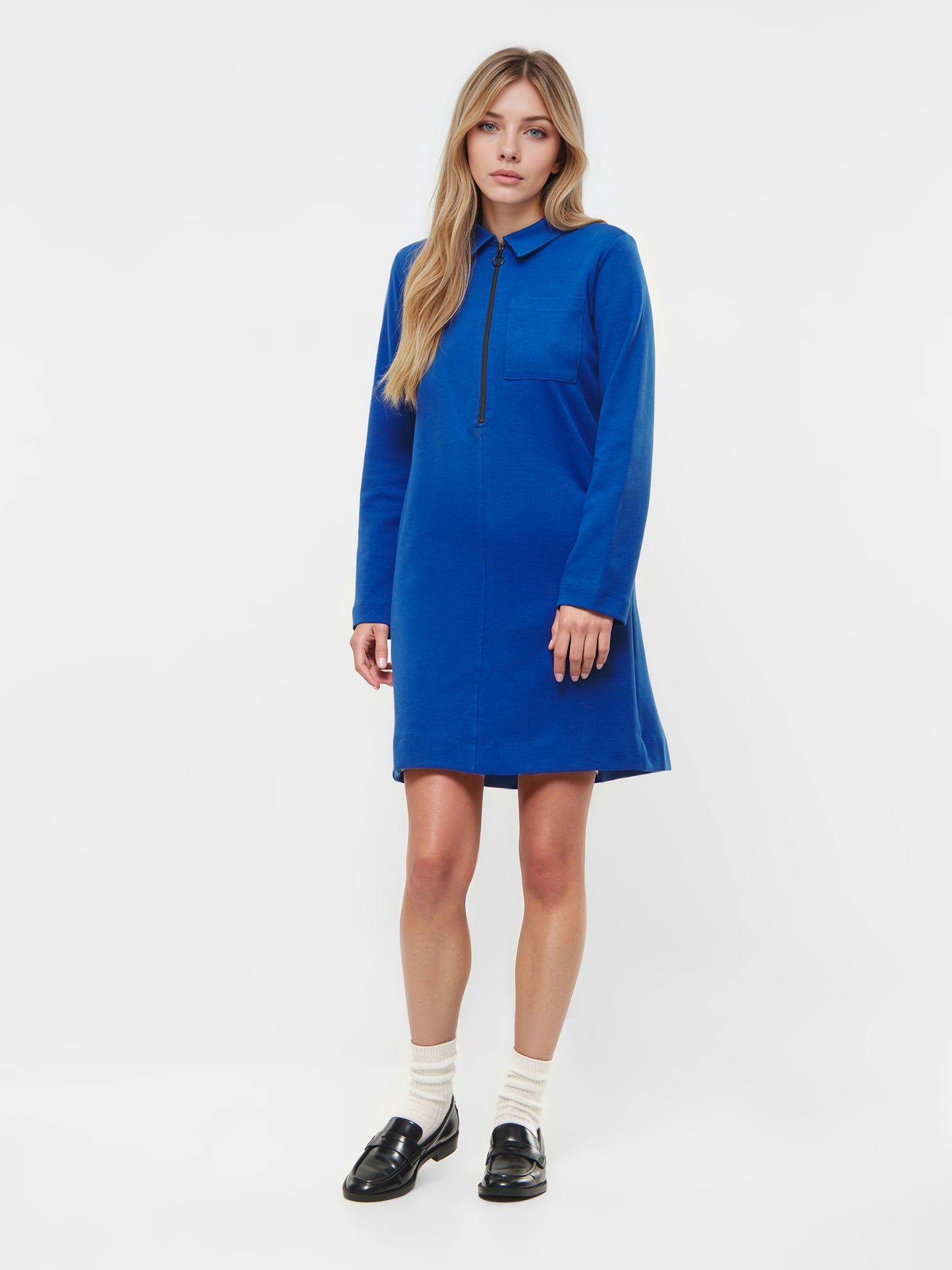 A-Linie Kleid in Blau von Mademoiselle Yéyé