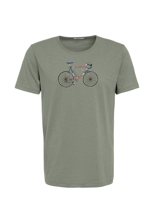 T-shirt Bike in Olive von Greenbomb