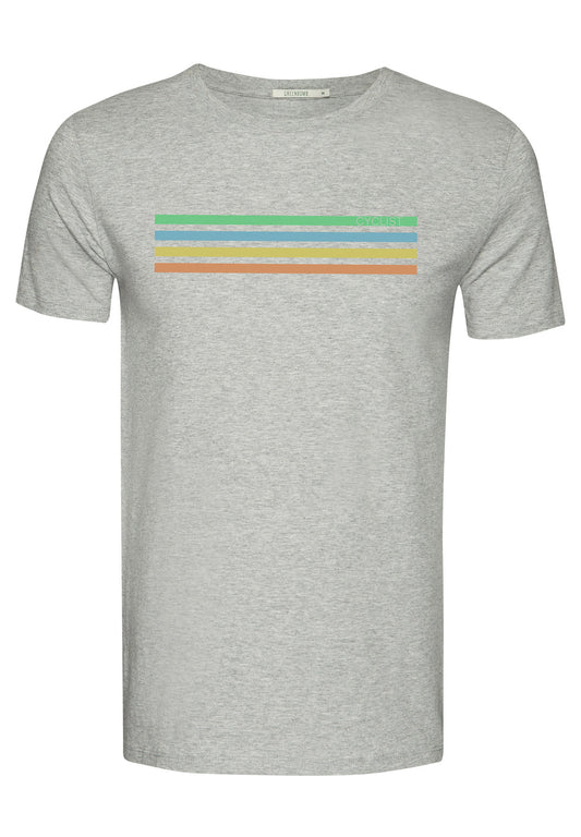 SALE: T-shirt Cyclist auf Grau von Greenbomb