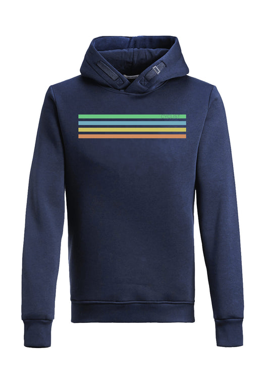 Hoodie Cyclist Dunkelblau von Greenbomb