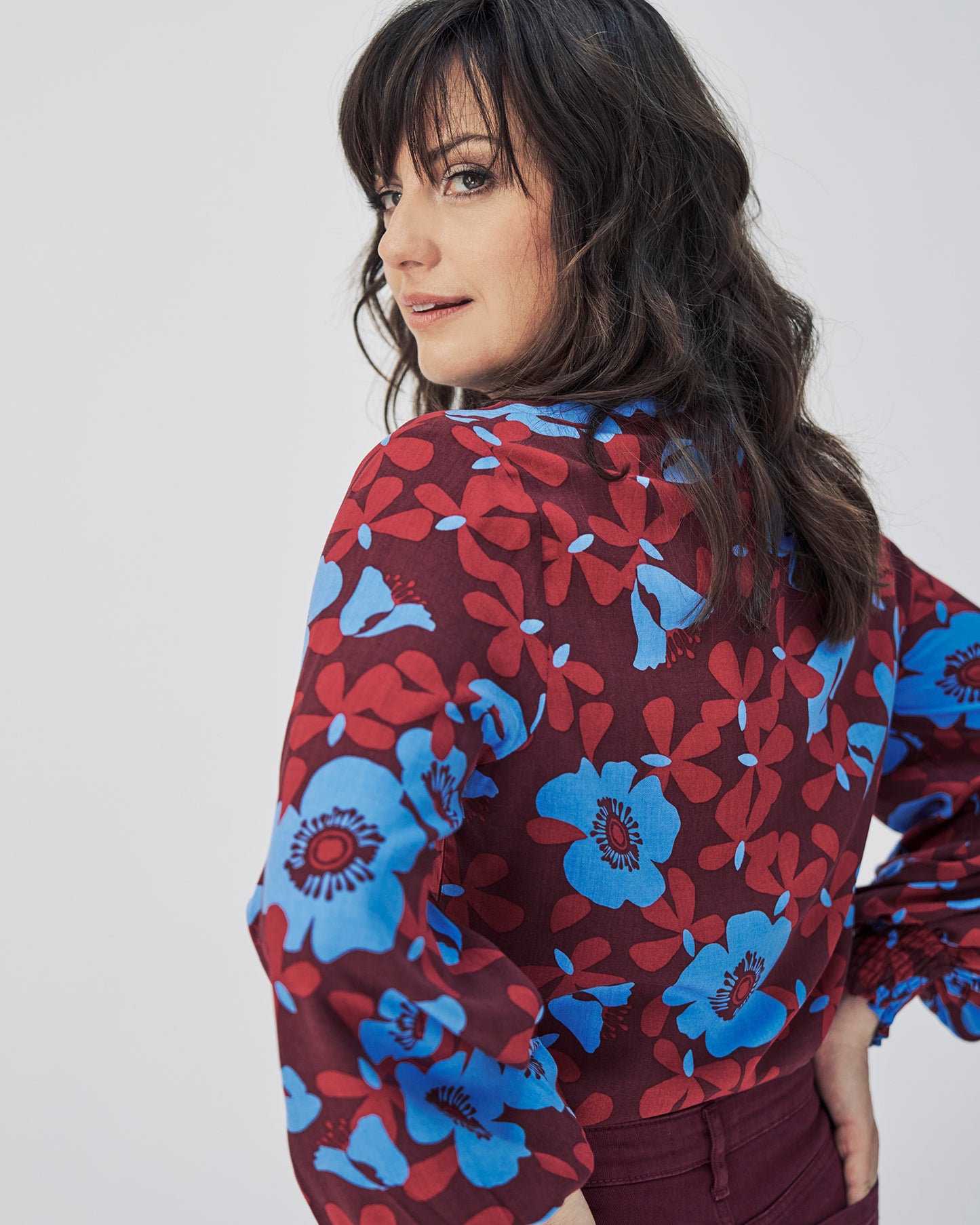 Bluse Blumen-Muster von Mademoiselle Yéyé