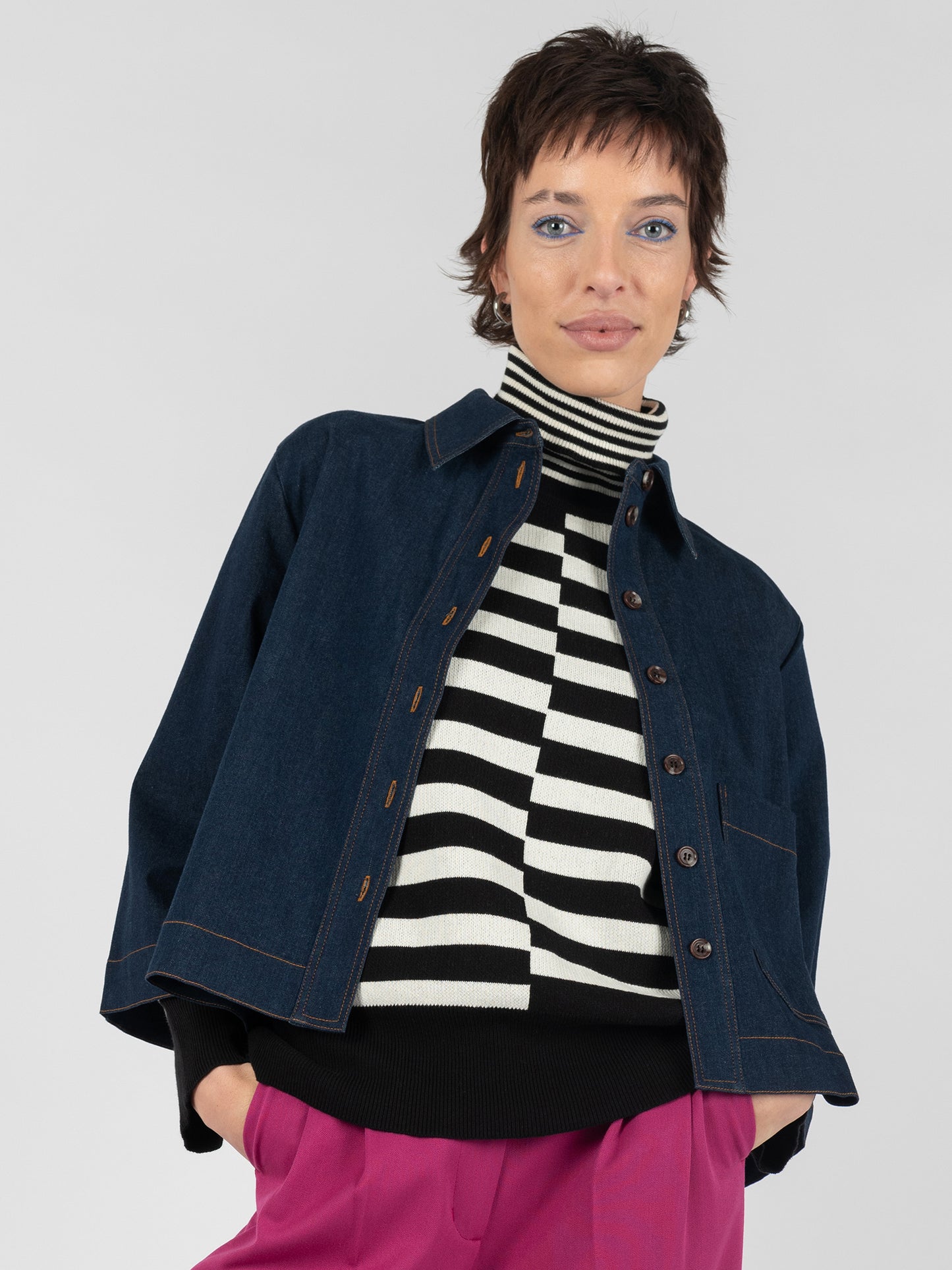 Denim Overshirt von Mademoiselle YéYé