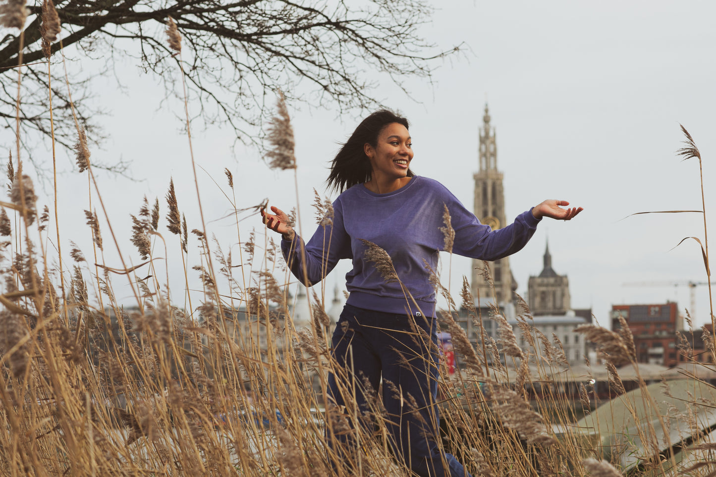 Velours-Pulli in Blue Ice von Chills&Fever