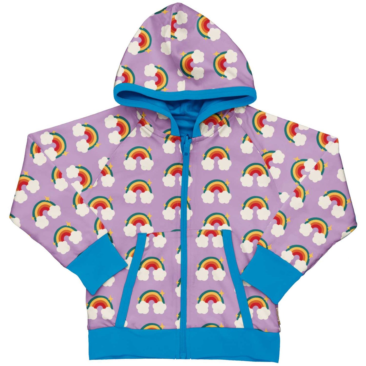 SALE: Wende-Kapuzenjacke mit Regenbogen von Maxomorra