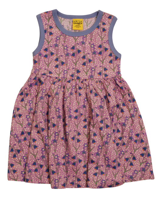 Sommerkleid mit Glockenblumen auf Violet