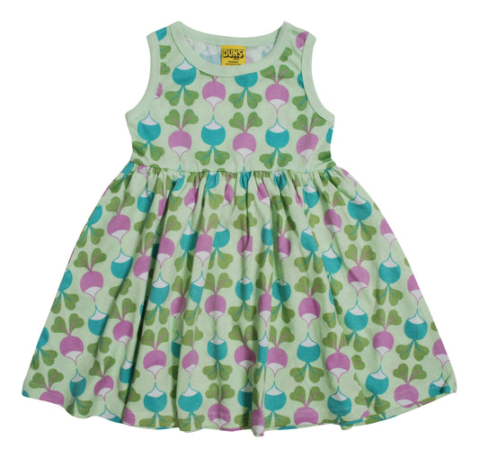 Sommerkleid mit Radiesli auf Grün von DUNS