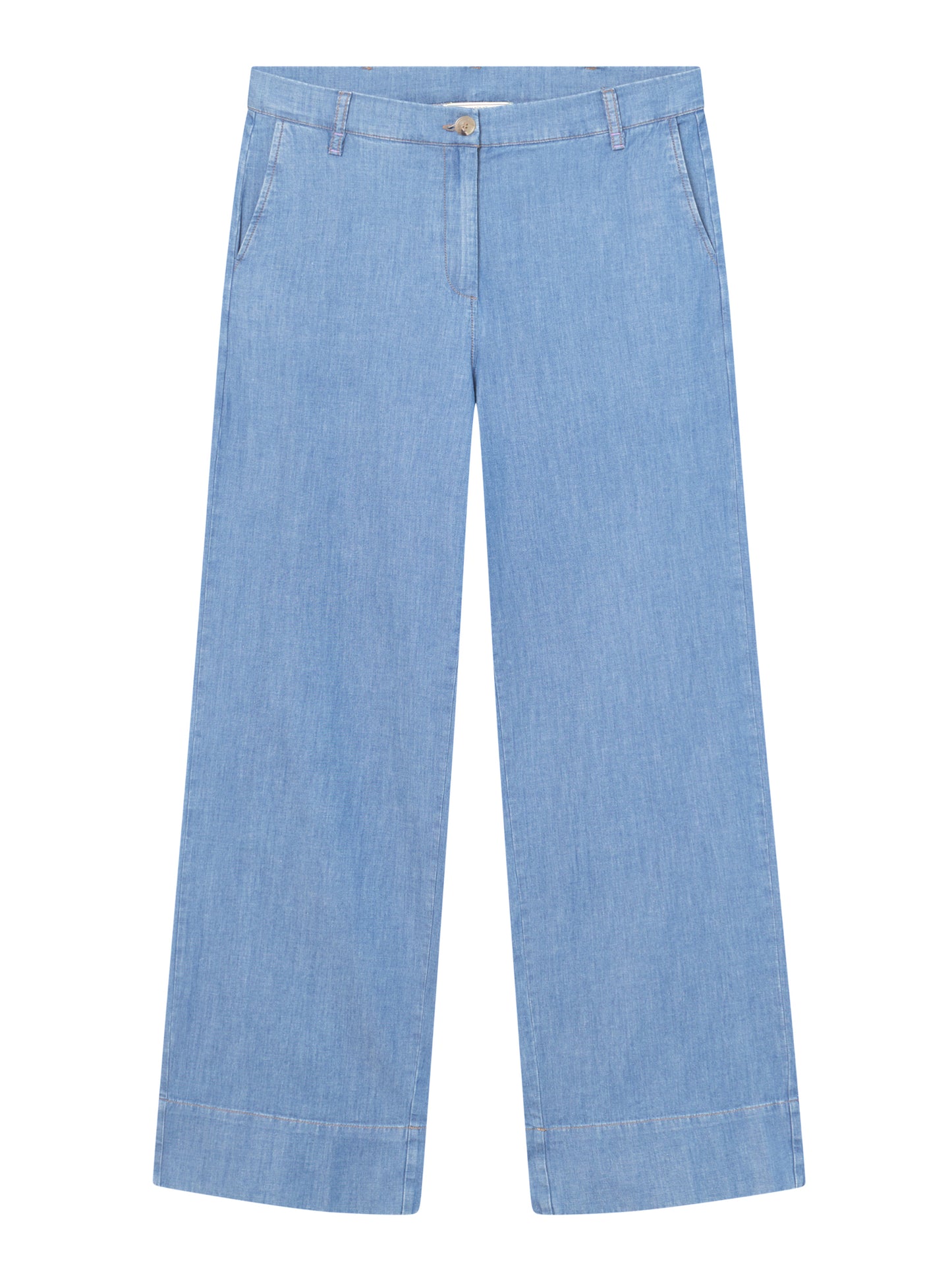 Weisse A-Form Jeans-Jacke von Mademoiselle Yéyé