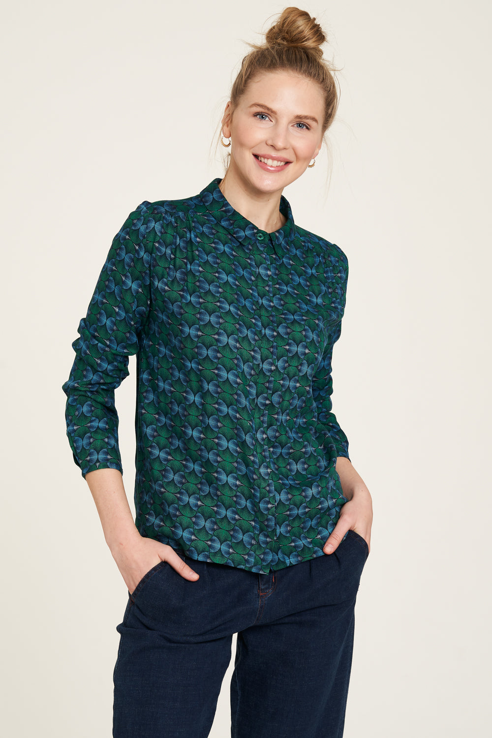SALE -50%: Bluse mit Korallen von Tranquillo