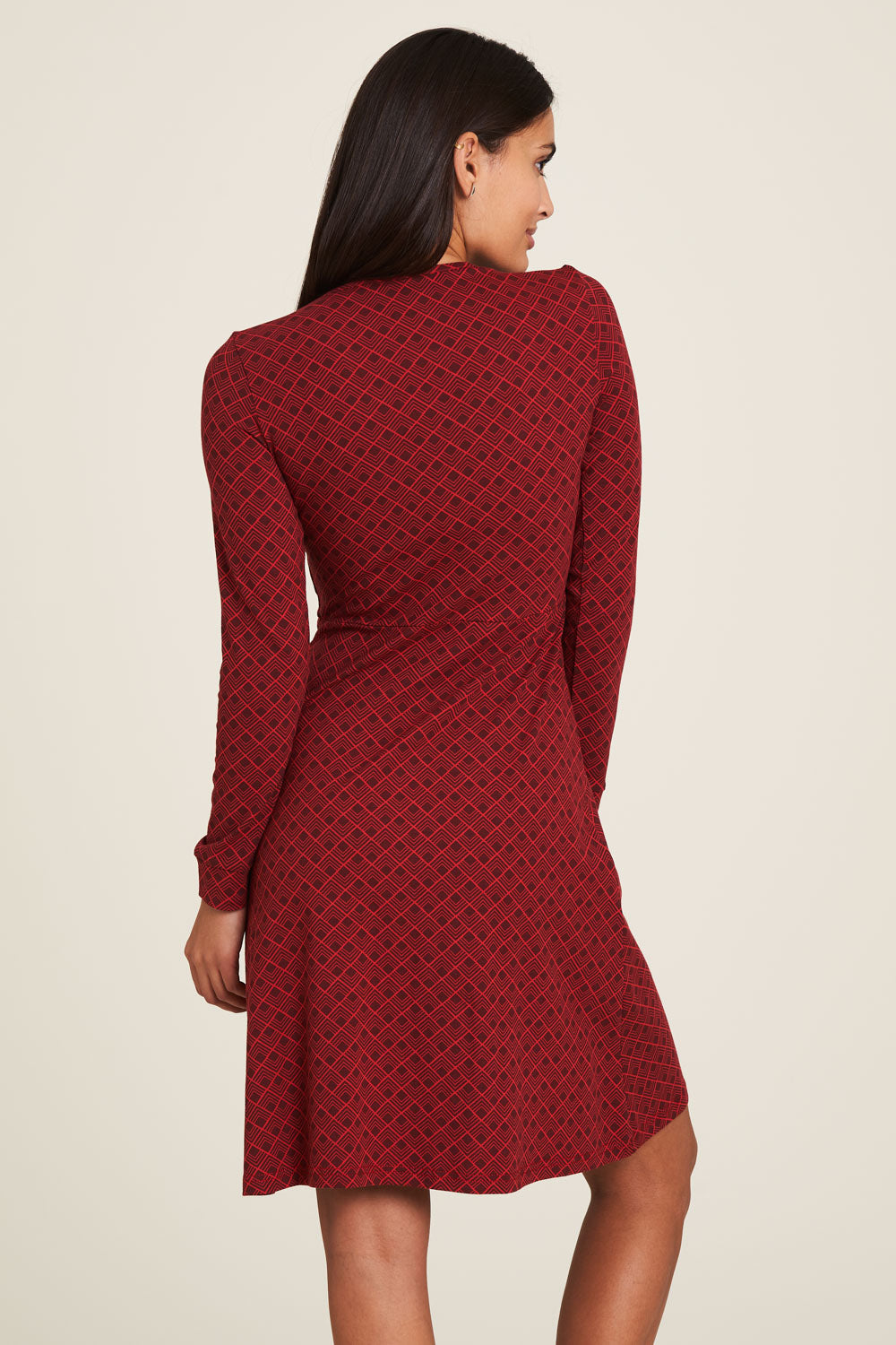 SALE: Kleid geometrisch gemustert in Rot von Tranquillo