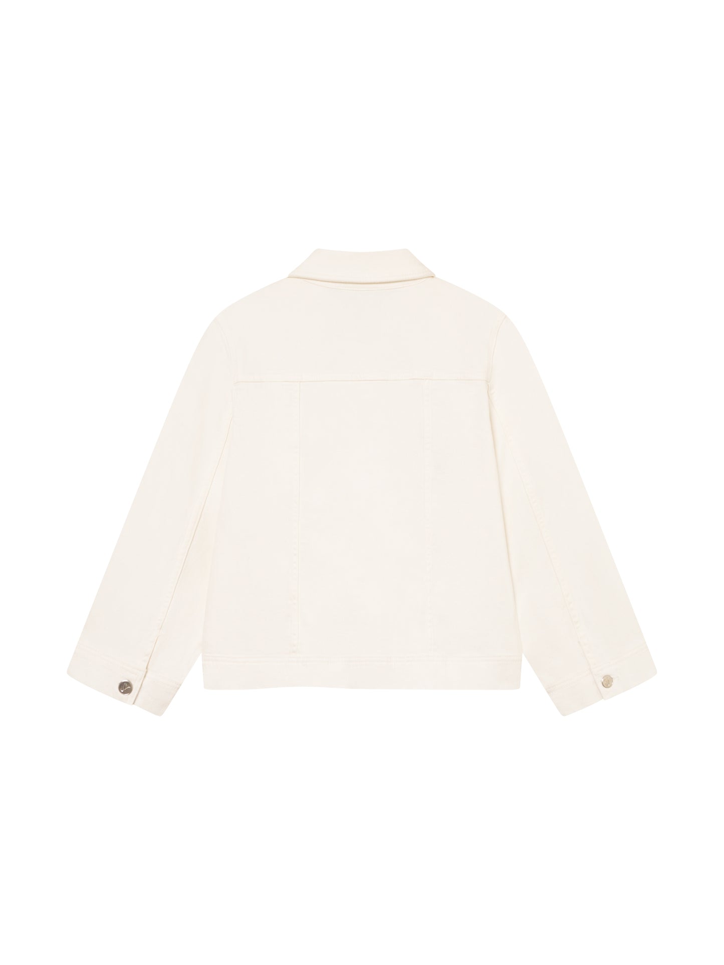 Weisse A-Form Jeans-Jacke von Mademoiselle Yéyé