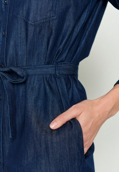 SALE -50%: Blusenkleid in Denim von Greenbomb