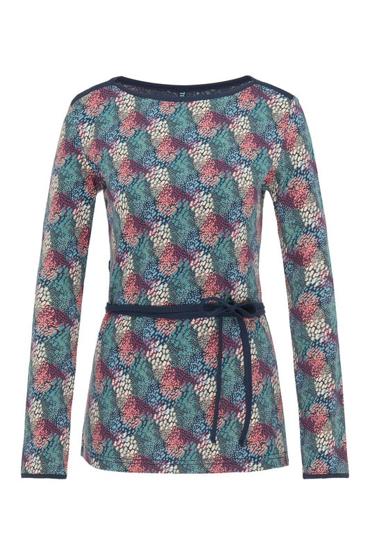 SALE -50%: Langarm-Shirt mit Gürtchen Feuerwerk von Tranquillo