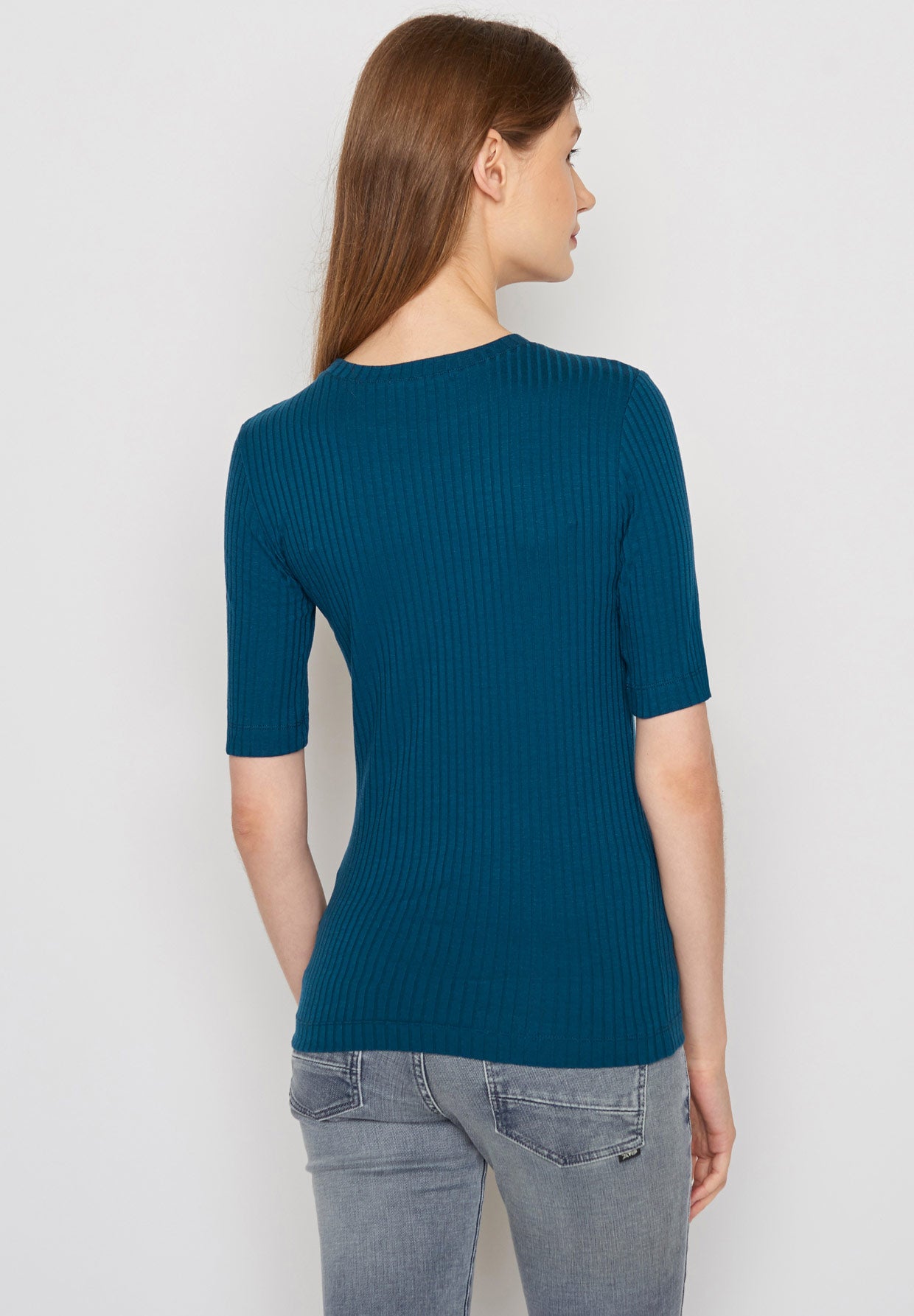 SALE: Damenshirt in Navy-Blau von Greenbomb