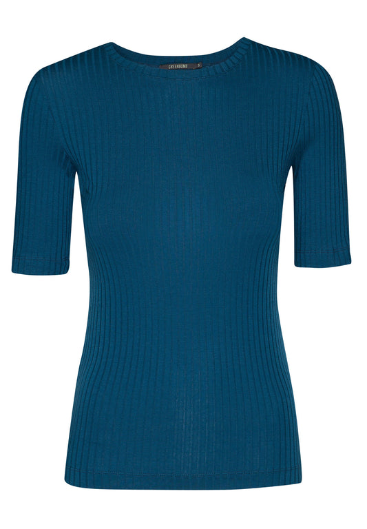 SALE: Damenshirt in Navy-Blau von Greenbomb