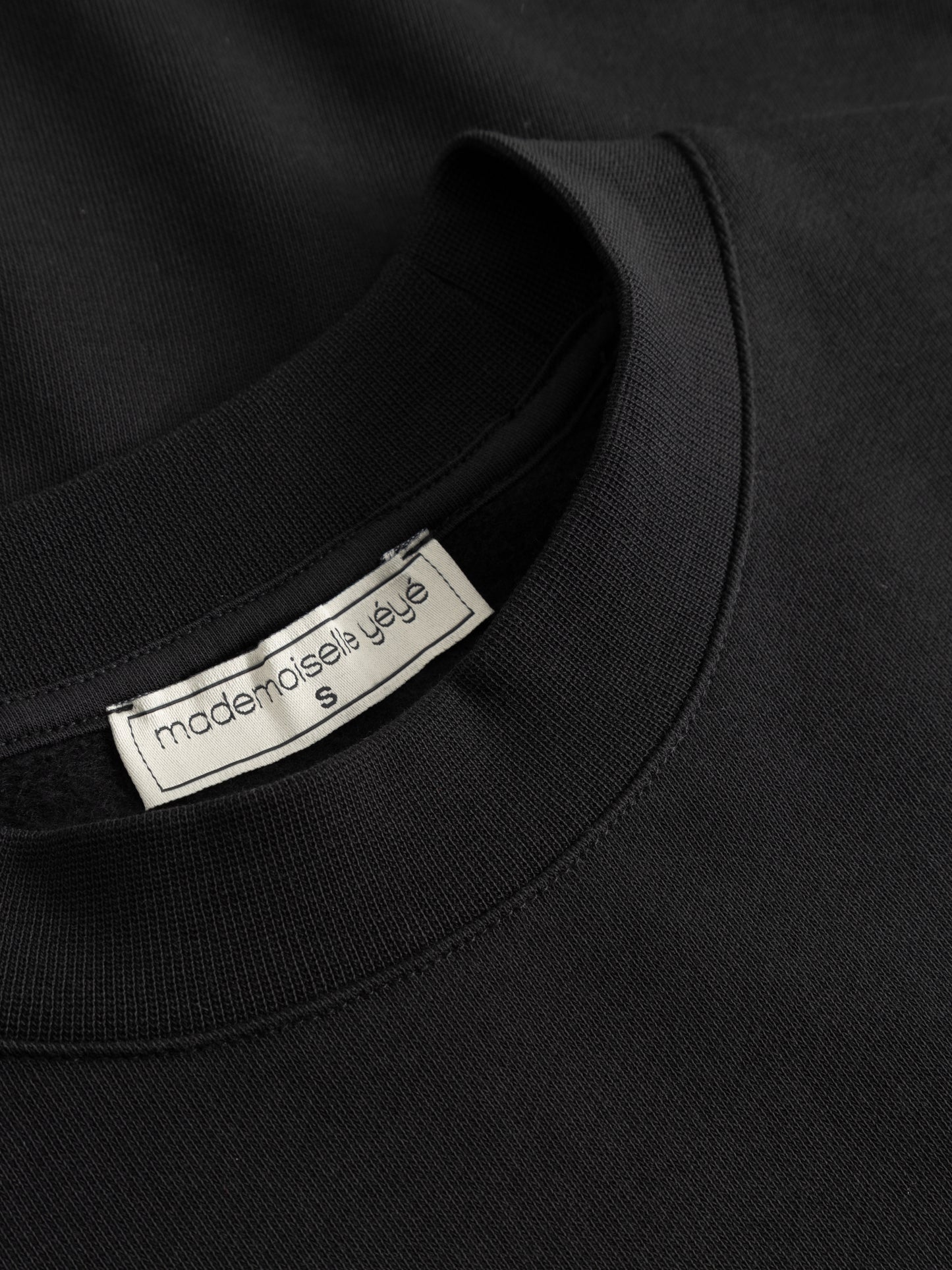 Sweatshirt Schwarz mit goldenem Blitz