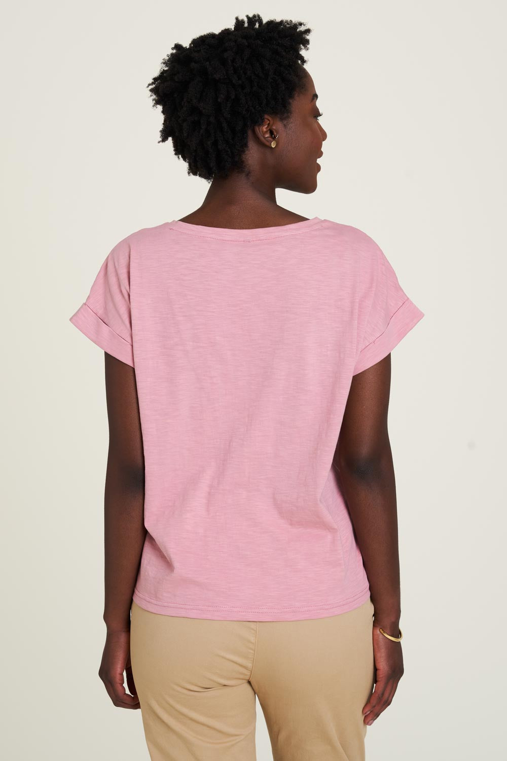 SALE: T-shirt uni Pink von Tranquillo