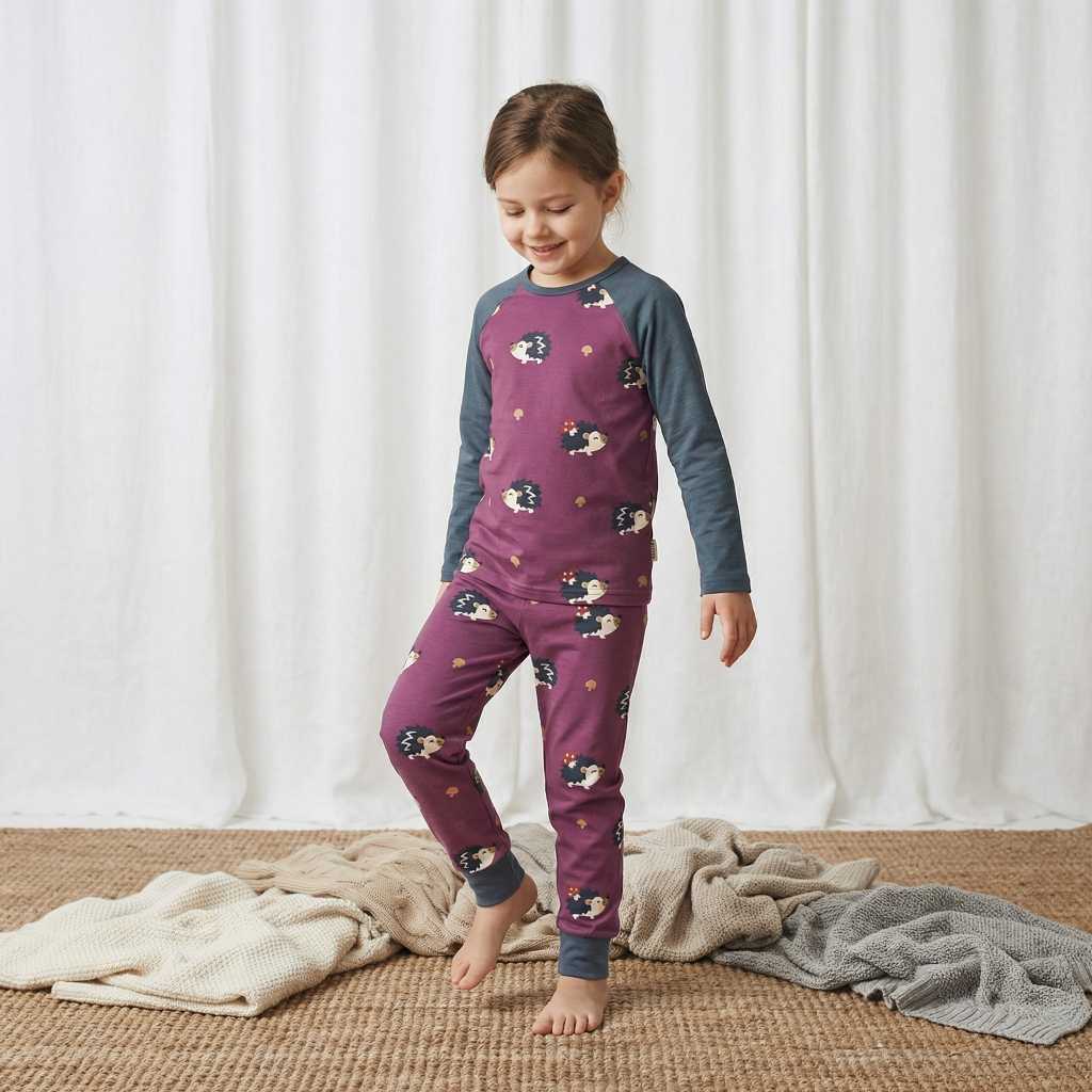 Pyjama 2-teilig mit Igel von Maxomorra